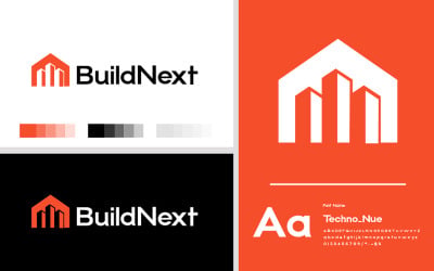BuildNext- Construction and Real estate Logo Template