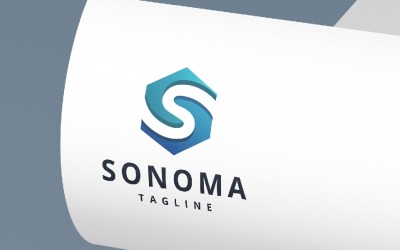 Hexagonal S Letter Logo Temp
