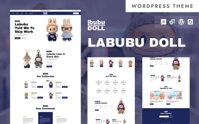 Lbubu baba - Labubu baba és limitált kiadású játékbolt WooCommerce Elementor téma