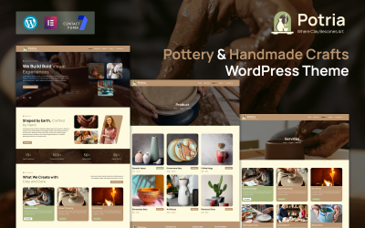 Potria – WordPress-tema för keramik och hantverk