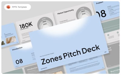 Plantilla de PowerPoint de presentación de zonas