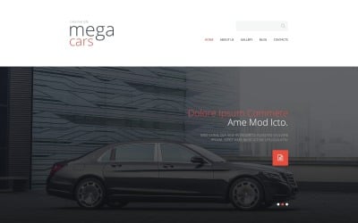 Cars Fan Site Joomla Template