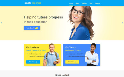 "Education Help" - адаптивний WordPress шаблон №53676