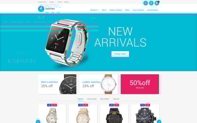 Hodinky Store PrestaShop Theme