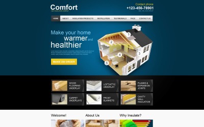 Modello Moto CMS HTML #53630 per Un Sito di Riparazione Casa