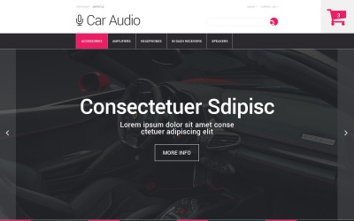 Responsywny szablon PrestaShop Car Accessories #53686