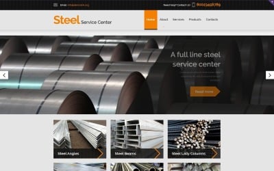 Steelworks Responsive webbplatsmall