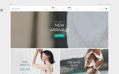 Tema Magento "Tienda de Ropa de Moda" #53638