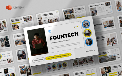 Fountech - Modèle PowerPoint de cours en ligne