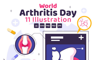 11 Illustration för Världsartritdagen