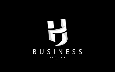 Logotipo minimalista con la letra inicial H V2