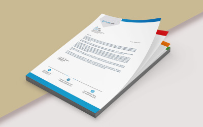 Professional Letterhead Design,  Unique Letterhead Template