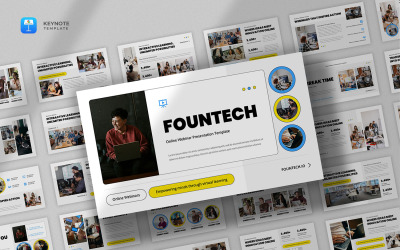 Fountech – Szablon prezentacji do kursu webinarowego
