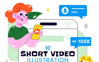 10 Short Video and Reels Illustration