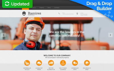 Architecture Moto CMS 3 Template Templates Moto CMS 3 №53729