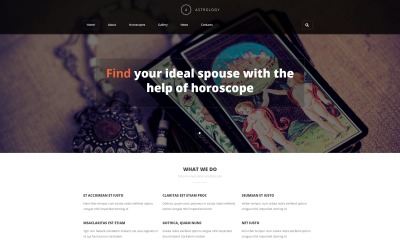 "Astrologist Portfolio Joomla Template" Responsive Joomla Template №53714