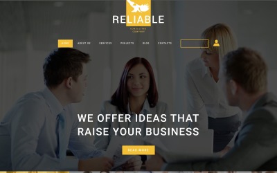 Modello Joomla Responsive #53717 "Business Consulting Company"