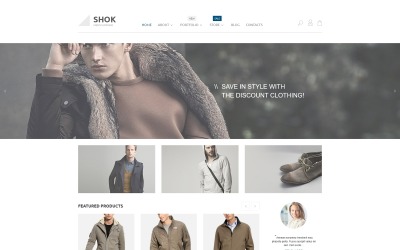 Modello WooCommerce Responsive #53759 "Shok"