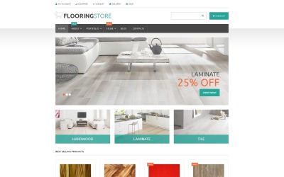 Responsive Parquet Online Store Woocommerce #53781