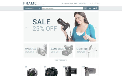 Tema Magento "Recording Equipment" #53713