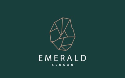 Gemstone Jewelry Logo Design Template V4