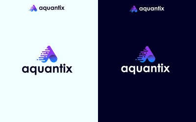 Creative Letter A Dynamic Technology Logo Template