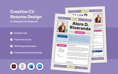 Creative Resume for Bold Designers