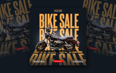 Motorcycle Social Media Post Template