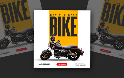Motorcycle Social Media Template