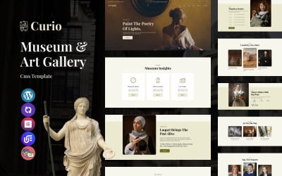 Curio – Tema WordPress per musei e gallerie d&amp;#39;arte