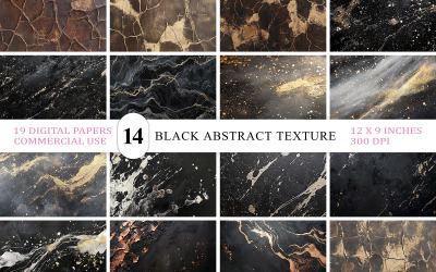 Dark Abstract Texture Background | Black Abstract Backgrounds | Luxury Black &amp;amp; Gold Texture