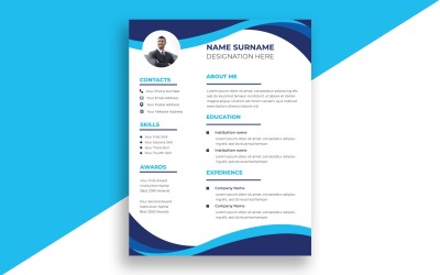 Yaratıcı Özgeçmiş CV Şablonu Ver-6