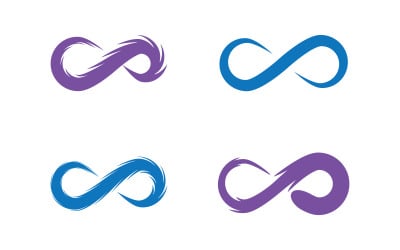 Infinity Concept Design Vector icon illustration Logo template v3.2