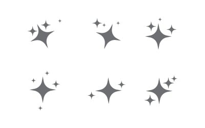 Modèle de conception d&amp;#39;illustration de logo de concept de vitesse d&amp;#39;étoile v3.7