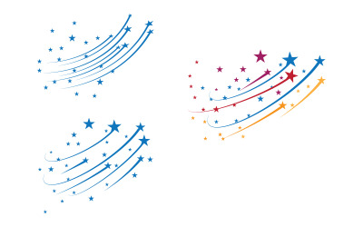 Star speed konceptlogotyp ikon illustration designmall v3.4