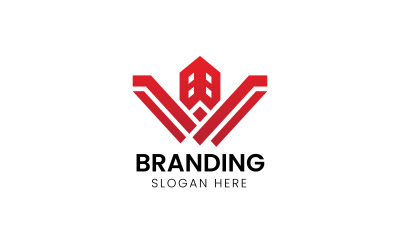 Letter W with Building logo-966