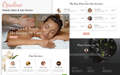 Opaline - Beauty Salon &amp;amp; Spa Service Woocommerce Theme
