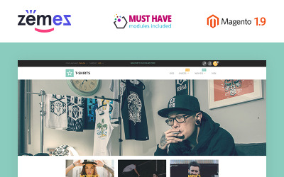 Magliette Magento Theme