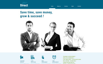 Moto CMS 3 Template für Beratung #53832