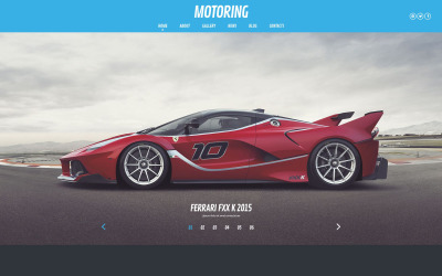 Motordrivet WordPress-tema