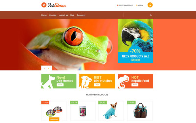 Pet Store VirtueMart sablon 53805