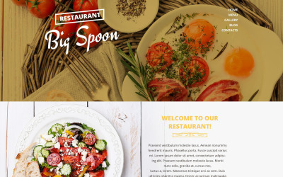 Шаблон Catering Drupal