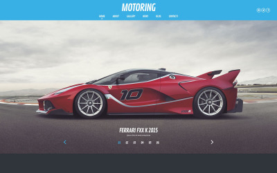 Tema WordPress de automobilismo