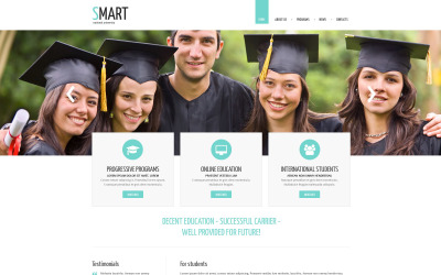"University Responsive Drupal Template" thème Drupal adaptatif #53894
