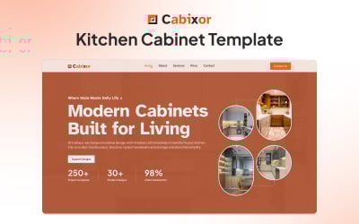 Cabixor – Šablona Elementoru pro kuchyňské linky na jednu stránku