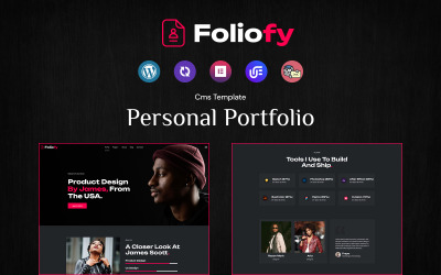 Foliofy – тема WordPress для особистого портфоліо