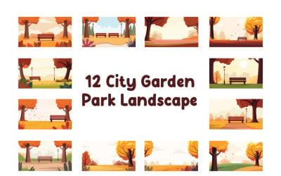 12 City Garden Park Landscape
