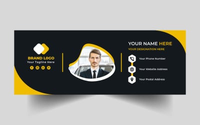 Шаблон корпоративной подписи электронной почты Версия 1