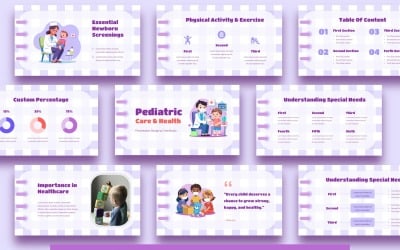 Шаблон презентации PowerPoint по педиатрии