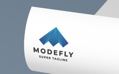 Абстрактный логотип Modefly Wing